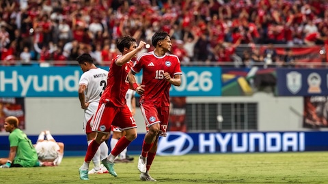HLV Lee Gavin tự hào khi Singapore vào bán kết AFF Cup 2026
